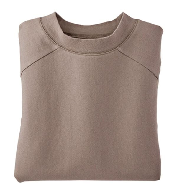 BELLUNA（ベルーナ）の「華奢見せ！しっかり裏毛素材コットン１００％トレーナー（トレーナー・スウェット）」｜詳細画像