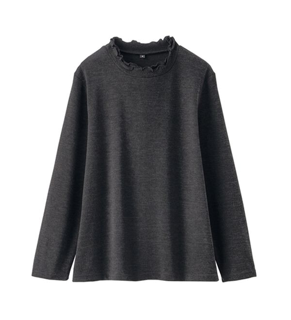 BELLUNA（ベルーナ）の「【2点セット】もちもち素材キーネックポンチョアンサンブル（アンサンブル）」｜詳細画像