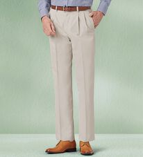 「裾上げ済コットンタッチスラックス　ツータック（メンズスラックス）」