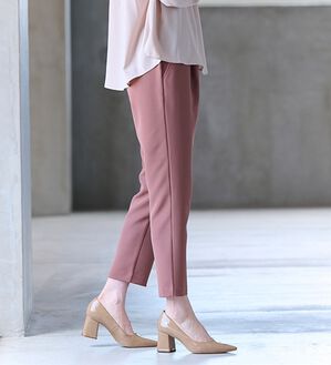 RANAN（ラナン）の「美脚シルエットクロップドパンツ（フルレングスパンツ）」｜ココア