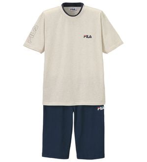 「＜フィラ＞綿１００％吸汗速乾ルームウェア（メンズルームウェア）」｜オフホワイトセット