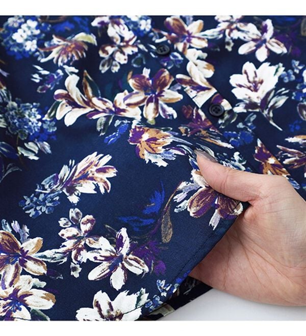 BELLUNA（ベルーナ）の「涼感やわらか袖リボンシャツチュニック（チュニック）」｜詳細画像