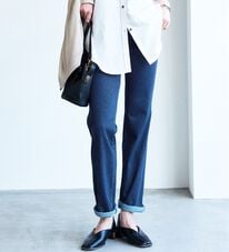 BELLUNA（ベルーナ）の「ヒンヤリ快適！接触冷感ニットデニムパンツ（フルレングスパンツ）」