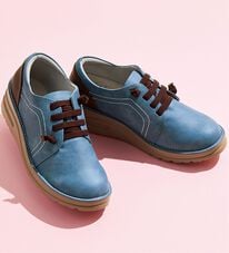 ルフラン（ルフラン）の「はっ水！アウトステッチお洒落甲ゴムシューズ（フラットシューズ）」