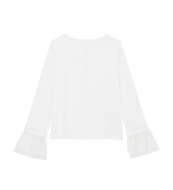 RANAN（ラナン）の「フレアーチュール袖スラブシアーＴ（カットソー）」｜詳細画像