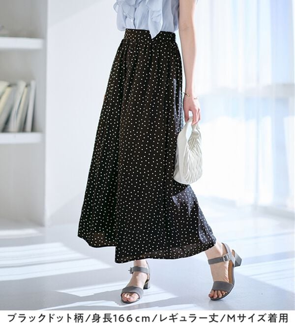 alotta（アロッタ）の「【選べる２丈】さらっと上品！サテンワイドパンツ（ワイドパンツ・ガウチョ）」｜詳細画像