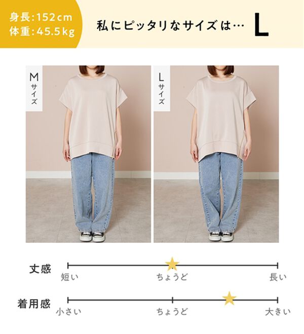 Viola e Viola（ヴィオラ エ ヴィオラ）の「ひんやりなめらかダンボール裾ジップチュニック（チュニック）」｜詳細画像