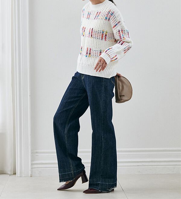 RANAN（ラナン）の「カラフルニットプルオーバー（ニット・セーター）」｜詳細画像