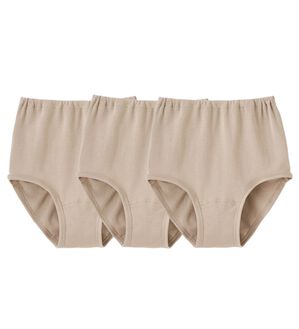 LAVIENNE（ラヴィエンヌ）の「【３枚組】＜グンゼ＞日本製　素肌の匠ショーツ同色３枚組（ショーツ）」｜ペールブラウン