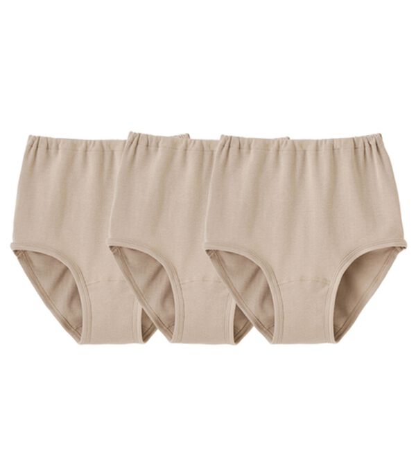 LAVIENNE（ラヴィエンヌ）の「【３枚組】＜グンゼ＞日本製　素肌の匠ショーツ同色３枚組（ショーツ）」｜ペールブラウン