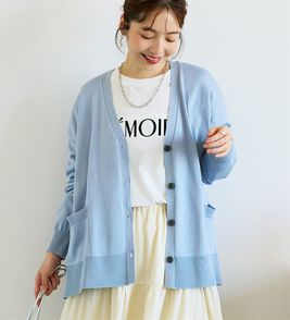 BELLUNA（ベルーナ）の「静電防止！ゆったりＶネックカーディガン（ニットカーディガン）」