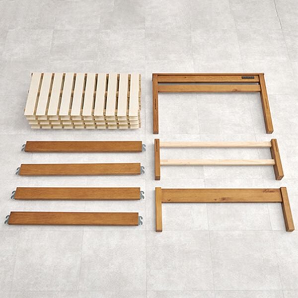 「工具不要！ネジなしすのこベッド（ベッド）」｜詳細画像