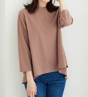 BELLUNA（ベルーナ）の「美人顔バックフレアーブラウス（ブラウス）」｜ピンク