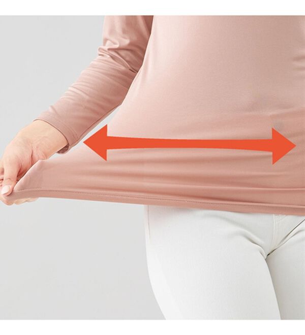 「ニットの不快感にさよならクルーネックインナー（肌着・インナーウェア）」｜詳細画像