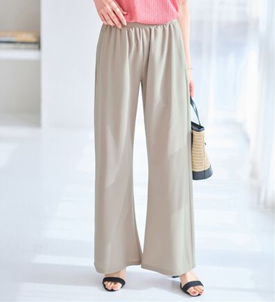 alotta（アロッタ）の「すっきり細見せ叶う！ストレッチセミワイドパンツ（ワイドパンツ・ガウチョ）」