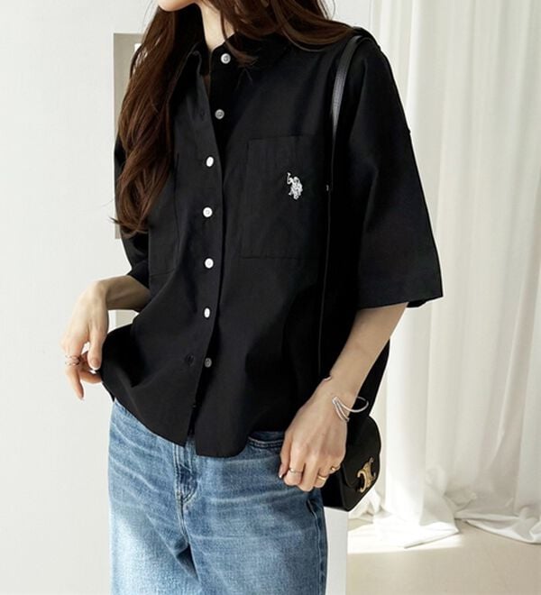 GeeRA（ジーラ）の「【ＵＳ．ＰＯＬＯ．ＡＳＳＮ】オーバーサイズ半袖シャツ（シャツ）」｜詳細画像