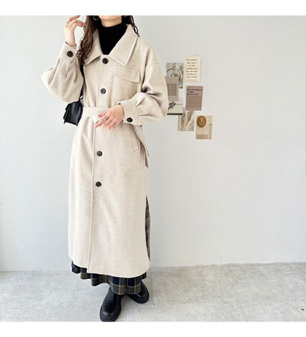 専用ページ イタリア製 IENAイエナ バルマカーンコート ベージュ 38