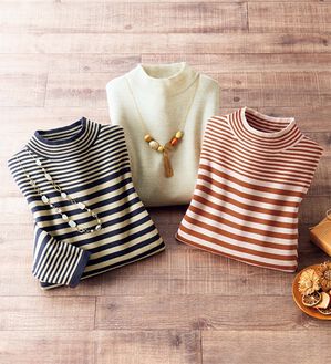 ルフラン（ルフラン）の「【３色組】カシミヤタッチセーター＜ミーリア＞（ニット・セーター）」｜3色組