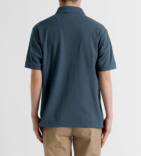 「＜アーノルド　パーマー＞ワンポイント刺しゅう鹿の子ポロシャツ（長袖・半袖）（メンズポロシャツ）」｜詳細画像