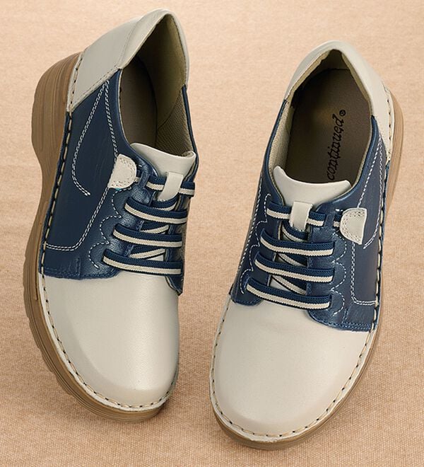 「柔らか山羊革４Ｅ　甲ゴムウォーキング（スニーカー）」｜詳細画像