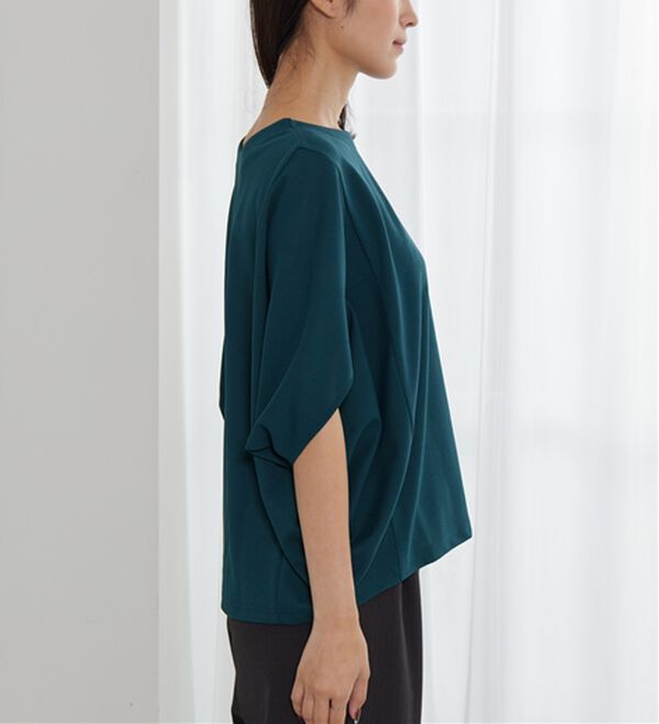 BELLUNA（ベルーナ）の「体型カバー！ポンチョプルオーバー（カットソー）」｜詳細画像
