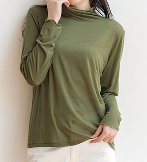 RANAN（ラナン）の「シアーハイネックプルオーバー（カットソー）」｜詳細画像