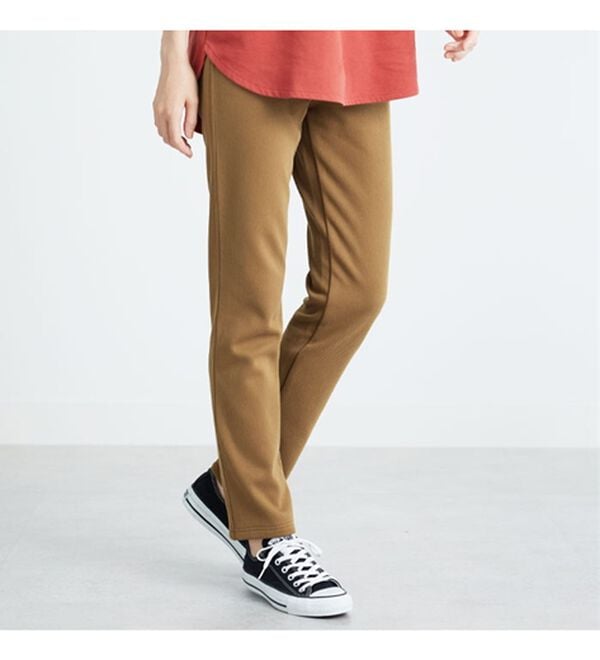 BELLUNA（ベルーナ）の「あったか！裏フリースストレッチパンツ（フルレングスパンツ）」｜詳細画像