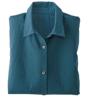 BELLUNA（ベルーナ）の「＜ＳＯＬＯＴＥＸ（Ｒ）＞ストレッチビッグシャツ（シャツ）」｜ターコイズ