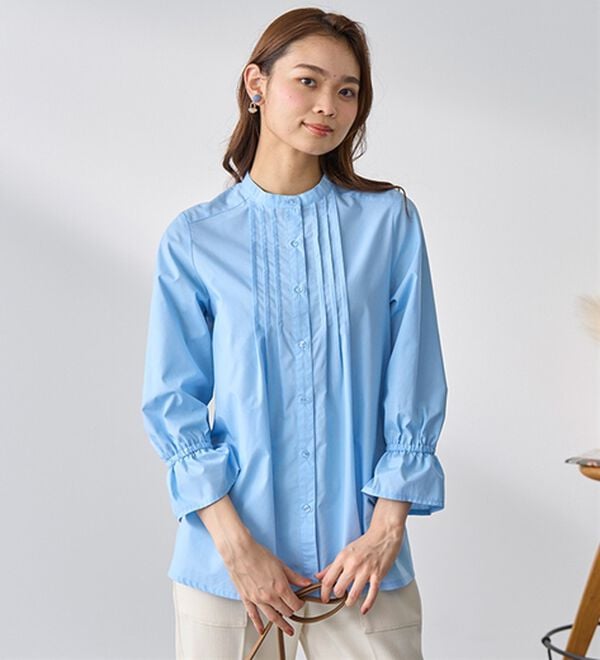 BELLUNA（ベルーナ）の「綿混素材春色ブラウス（ブラウス）」｜詳細画像