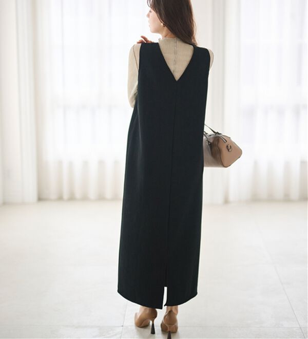 RANAN（ラナン）の「前後2wayラメプリーツハイネックプルオーバー（カットソー）」｜詳細画像