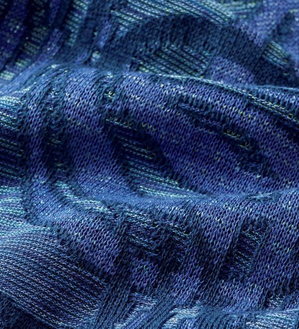 ルフラン（ルフラン）の「日本製幾何柄ジャカードニットチュニック（チュニック）」｜詳細画像