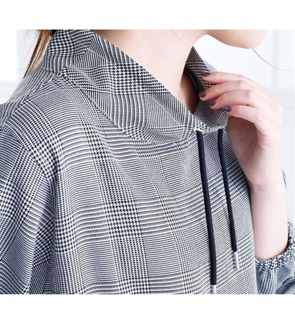 BELLUNA（ベルーナ）の「＜ｓｏｒａｆｕｋｕ＞衿デザインチェック柄ワンピース（その他ワンピース）」｜詳細画像