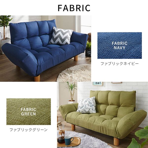 iellio（イエリオ）の「コンパクト脚付ふかふかカウチソファ　ＬＩＲＡＫＵ＜コンパクトソファ・ローソファ・１人掛け・２人掛け・一人暮らし・新生活＞（ソファ）」｜詳細画像