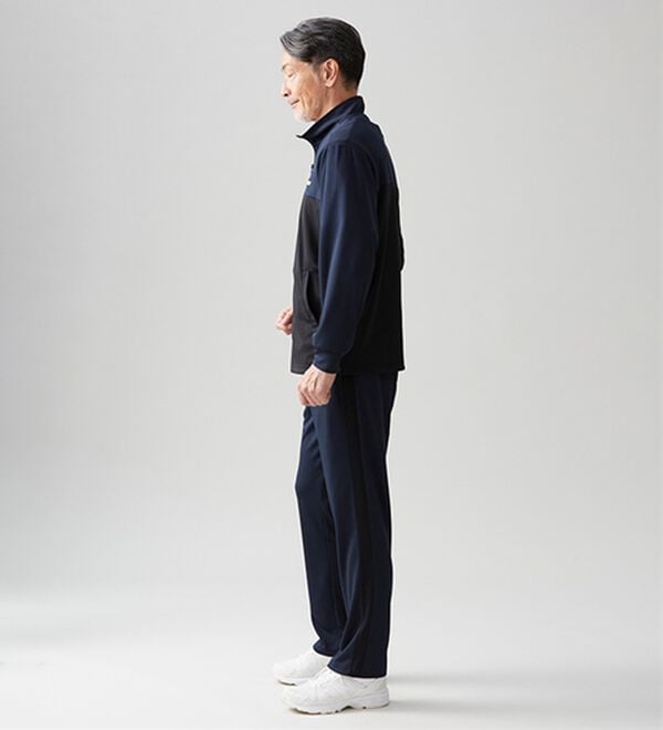 「＜ケースイス＞配色ＵＶジャージ上下セット（メンズゴルフウェア）」｜詳細画像