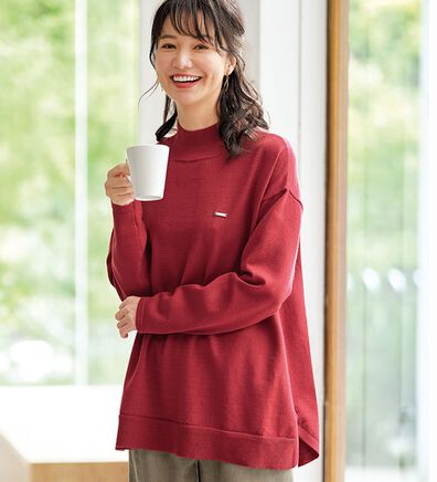 BELLUNA（ベルーナ）の「もちもちニットゆったり快適チュニック（チュニック）」