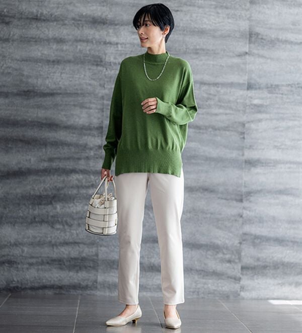 BELLUNA（ベルーナ）の「新触感！マシュマロみたいななめらかストレッチパンツ（フルレングスパンツ）」｜詳細画像