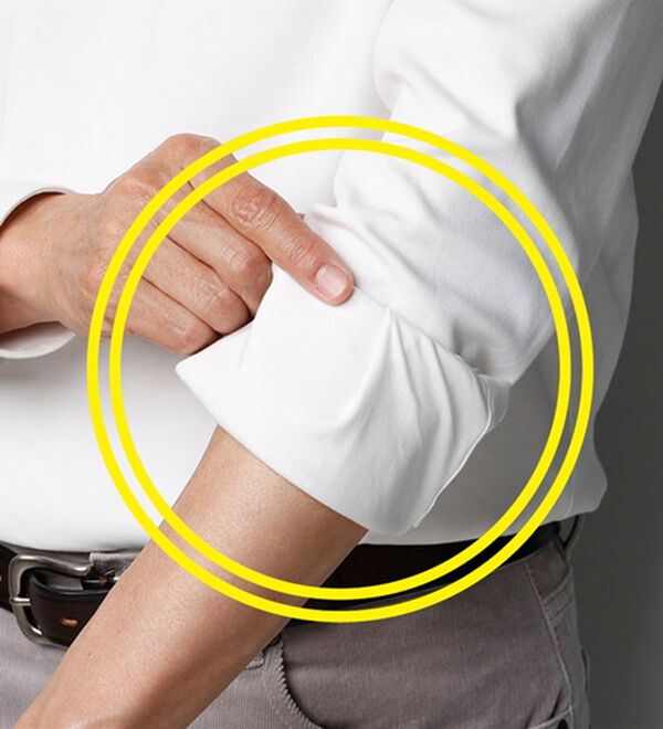 「大人のハイネックシャツ（メンズカットソー）」｜詳細画像