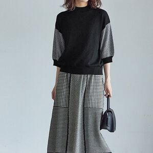 RANAN（ラナン）の「編柄切替ニットセットアップ（ニット・セーター）」｜詳細画像