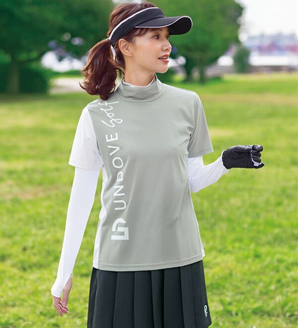 BELLUNA（ベルーナ）の「【三枝こころコラボ】ＵＶ対策インナー【UNDOVE】（カットソー）」｜詳細画像