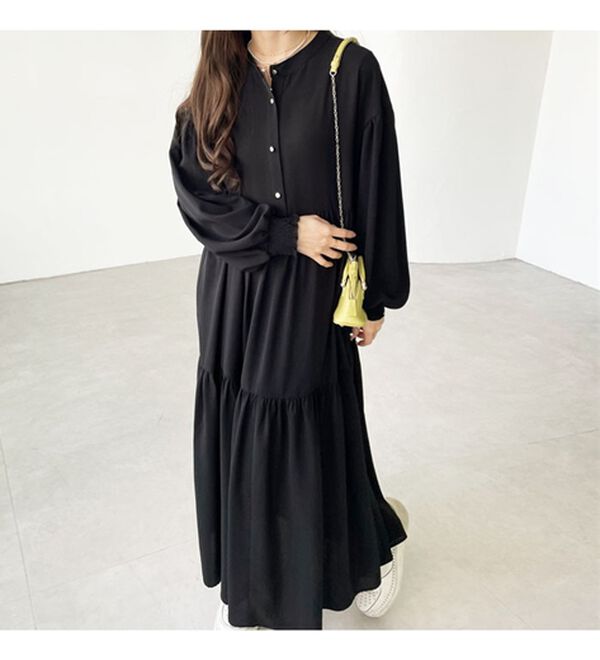 GeeRA（ジーラ）の「前後２ＷＡＹティアードシャツワンピース（シャツワンピース）」｜詳細画像