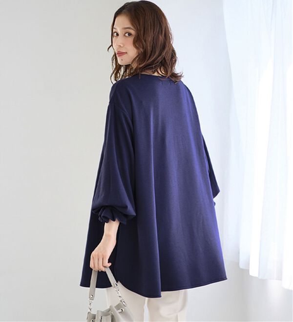 Viola e Viola（ヴィオラ エ ヴィオラ）の「裏ファー袖タックチュニック（チュニック）」｜詳細画像