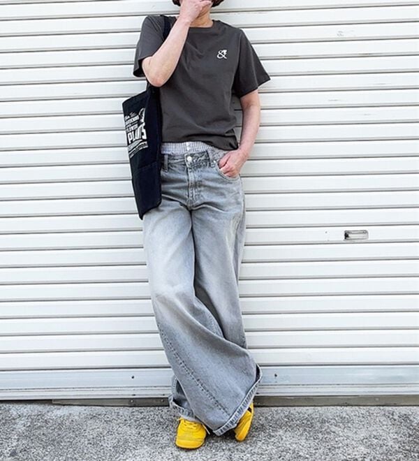 GeeRA（ジーラ）の「アンドハート刺しゅうＴシャツ（Tシャツ）」｜詳細画像