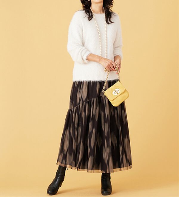 BELLUNA（ベルーナ）の「ふわふわシャギープルオーバー（ニット・セーター）」｜詳細画像