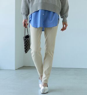 BELLUNA（ベルーナ）の「美ストレッチ素材レギンスパンツ【Ｐｒｉｍａ　Ｆｉｔ　Ｐａｎｔｓ】（スパッツ・レギンス）」｜アイボリーベージュ