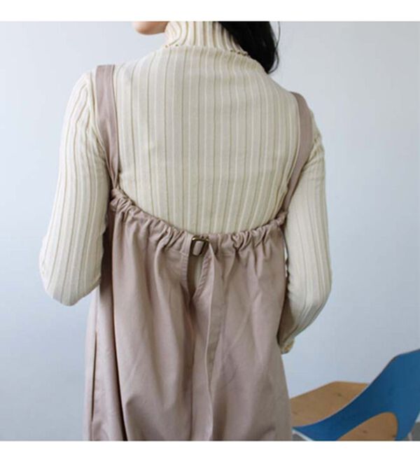 ギャザーデザインワイドサロペット - ベルーナ【公式】