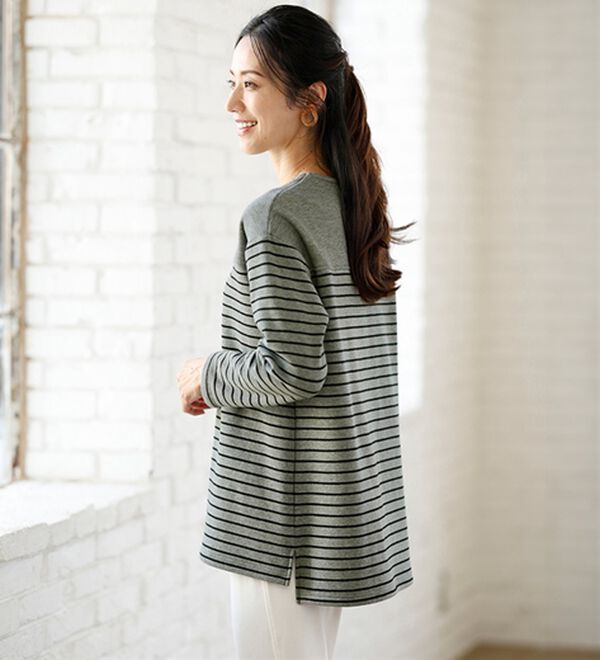 ルフラン（ルフラン）の「【４色組】毎日の主役！裏ファープルオーバー（カットソー）」｜詳細画像