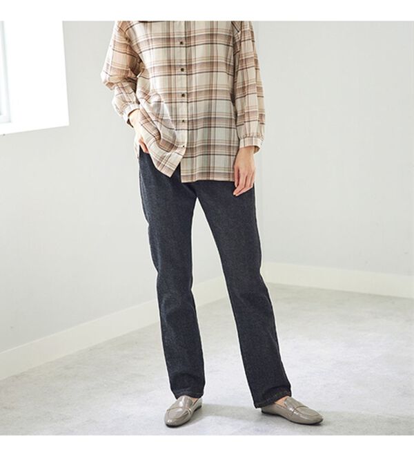 BELLUNA（ベルーナ）の「スーパーストレッチデニムパンツ（フルレングスパンツ）」｜詳細画像