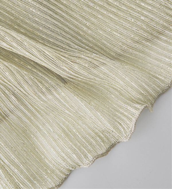 RANAN（ラナン）の「前後2wayラメプリーツハイネックプルオーバー（カットソー）」｜詳細画像