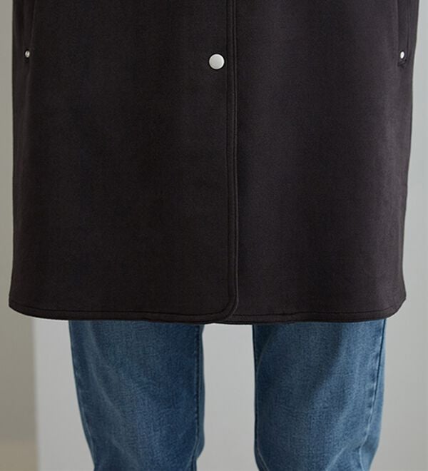 BELLUNA（ベルーナ）の「スエード調ノーカラーロング丈ジャケット（ノーカラージャケット）」｜詳細画像