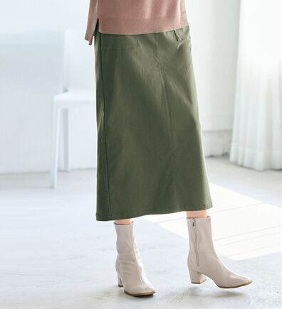 BELLUNA（ベルーナ）の「走れる！体型カバーナロースカート（ロングスカート）」